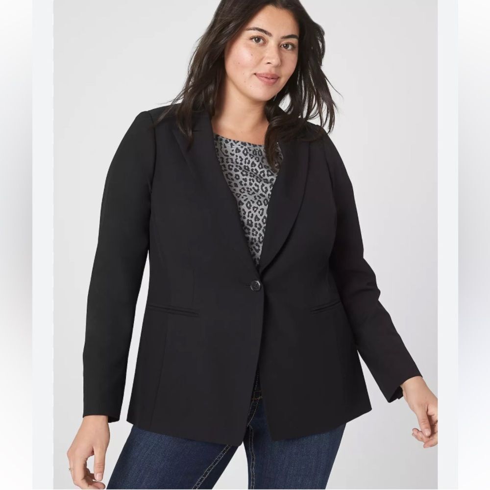 Take 50% OFF- Lane Bryant Classic Black Women's Blazer, Size-26